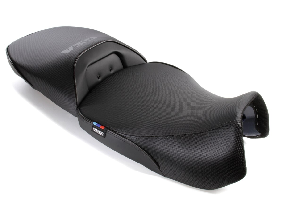 Decorative replacement pad for OEM tie-down feature on the BMW R1300GSA 2024+ rear seats.